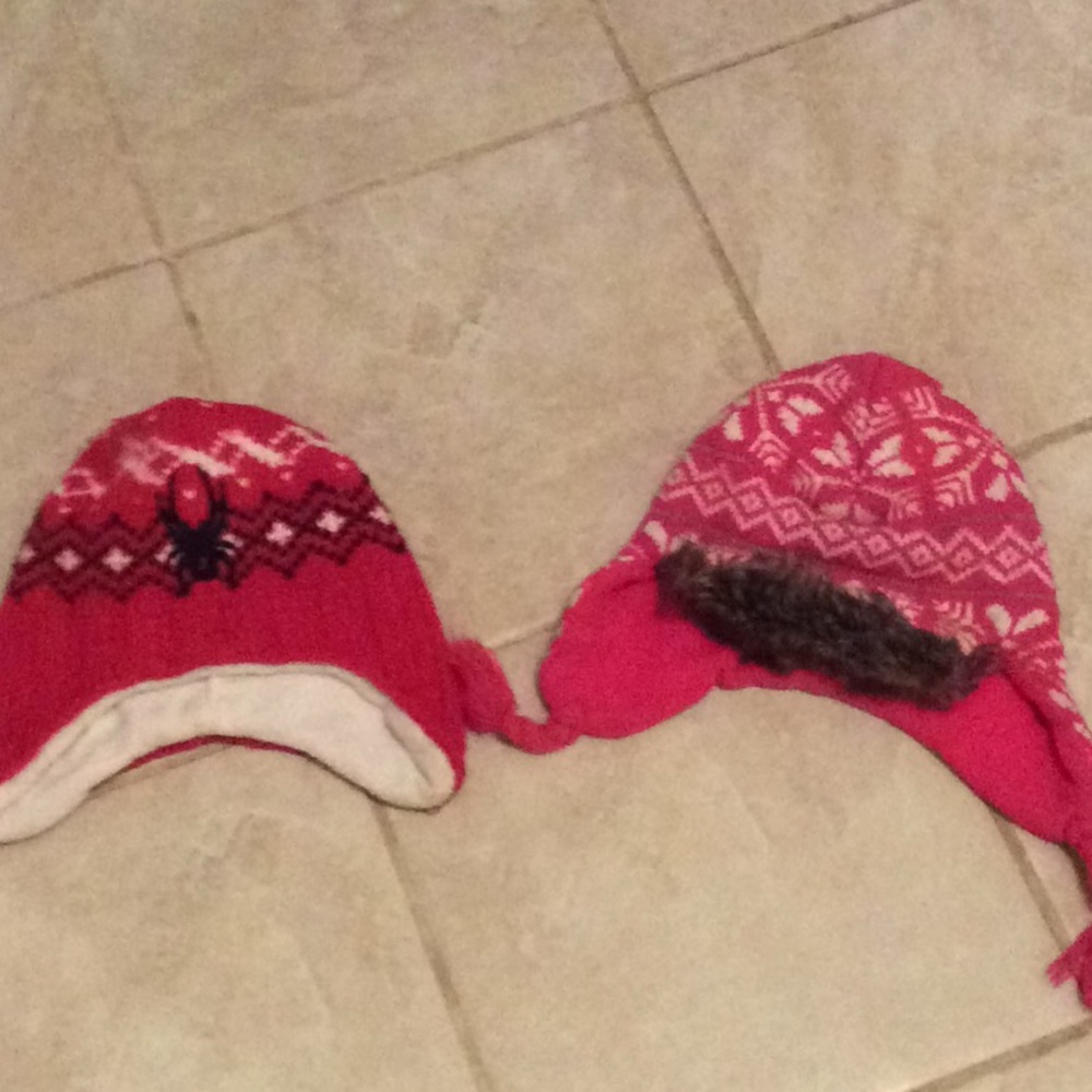 2 warm winter hats
